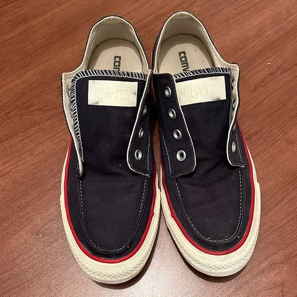 Converse All Star Blue Canvas Boater Style Sneaker, Unisex M 9, W 11 - Picture 10 of 11